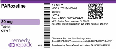Paroxetine 30mg 70518 1460 02